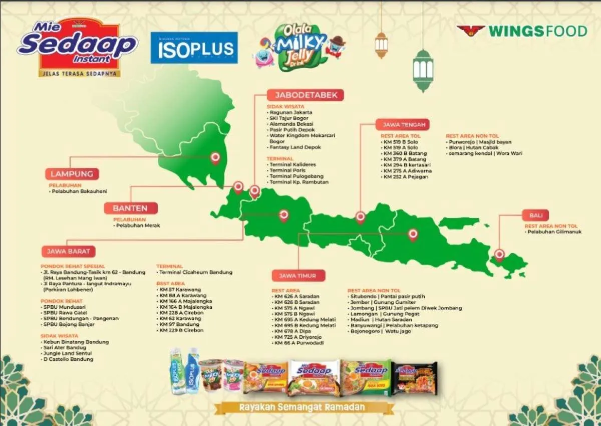 Wings Food Sediakan Pondok Rehat di Jalur Mudik, Pemudik Wajib Tahu!