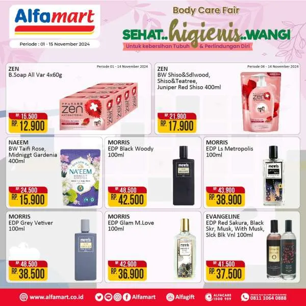 Promo Alfamart Body Care Fair Periode 1-15 November 2024