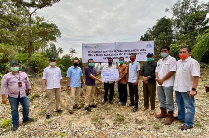 PTPN V salurkan bantuan program bina lingkungan senilai Rp 195 juta