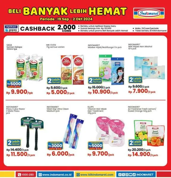 Promo Indomaret Super Hemat Periode 19 September-2 Oktober 2024