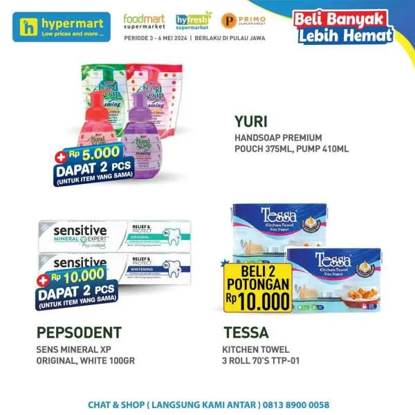 Promo Hypermart Beli Banyak Lebih Hemat Periode 3-6 Mei 2024