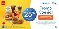 Promo McD dengan BRI dan BCA, Jajan Menu Favorit Lebih Hemat Diskon sampai 25%