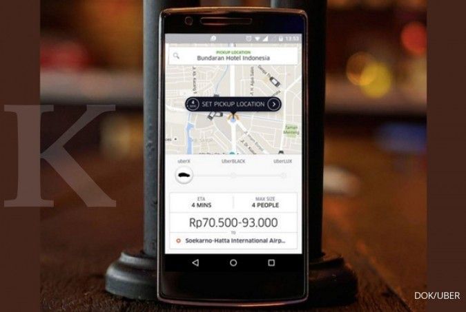 DKI menguber pajak taksi berbasis aplikasi
