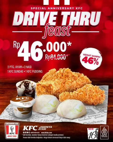 Promo KFC Drive Thru sampai 31 Oktober 2025