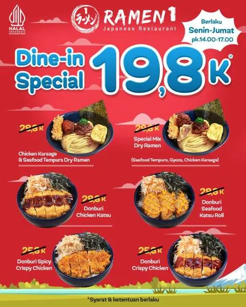 Promo Ramen 1 Dine In Special Ramen