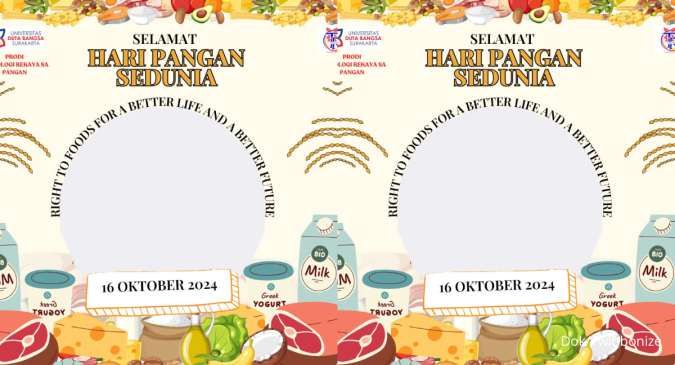 Kumpulan Twibbon Hari Pangan Sedunia 2024 untuk Memperingati World Food Day 