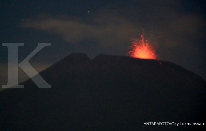 Jalur pendakian Gunung Lawu terbakar 