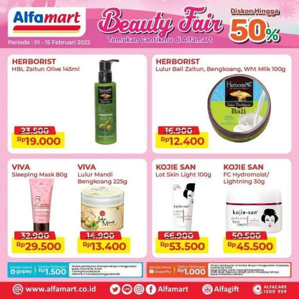 Promo Alfamart hingg 15 Februari, Potongan Harga Menarik untuk Produk Perawatan Tubuh