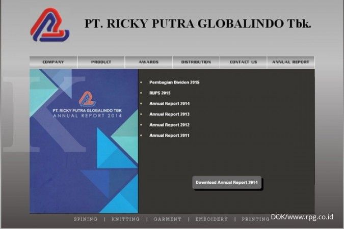 Pabrik Ricky Putra di Tegal beroperasi