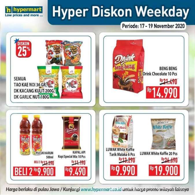 Promo Hypermart weekday 17-19 November 2020 