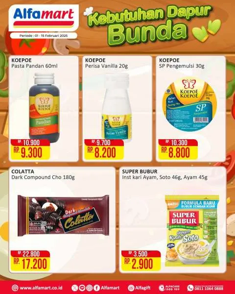 Promo Alfamart Kebutuhan Dapur Periode 1-15 Februari 2025