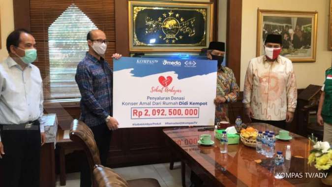KompasTV dan Didi Kempot Salurkan Donasi Sobat Ambyar Peduli Bersama LAZIS NU