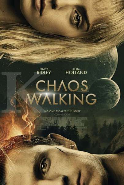 Tom Holland dan Daisy Ridley dalam poster film Hollywood terbaru: Chaos Walking.