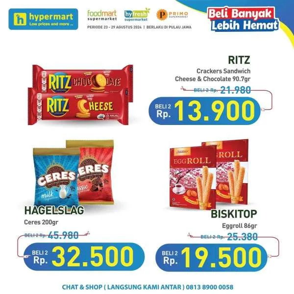 Promo Hypermart Beli Banyak Lebih Hemat Periode 23-29 Agustus 2024