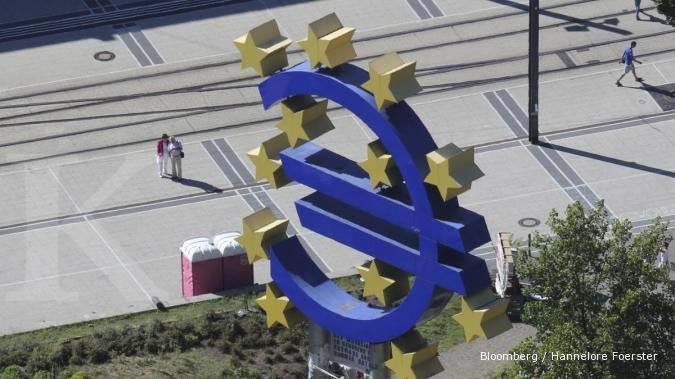 Ekonomi suram penyebab euro jatuh