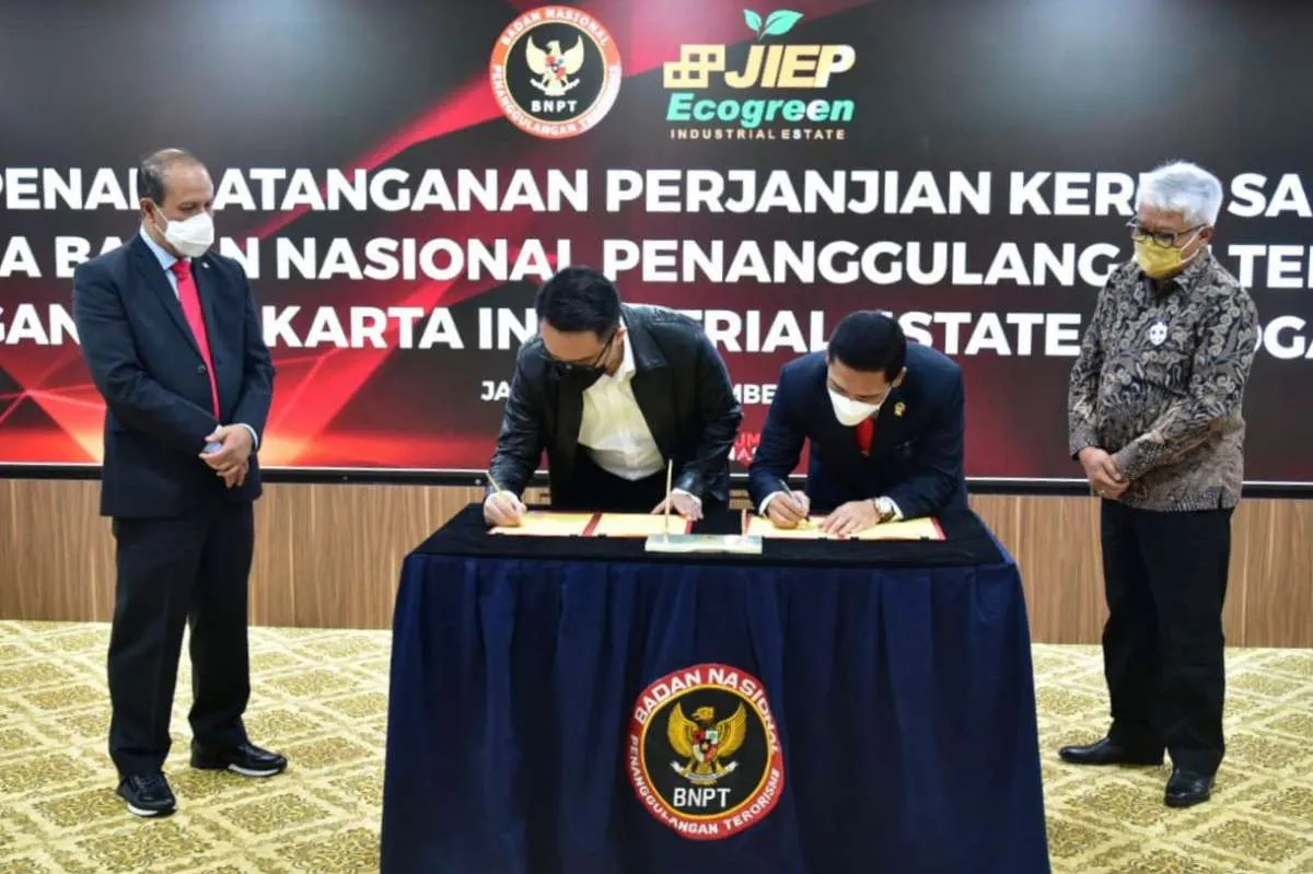 Jamin Keamanan Berinvestasi, PT JIEP Gandeng BNPT