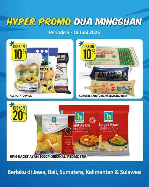 Promo Hypermart Dua Mingguan Periode 5-18 Juni 2025