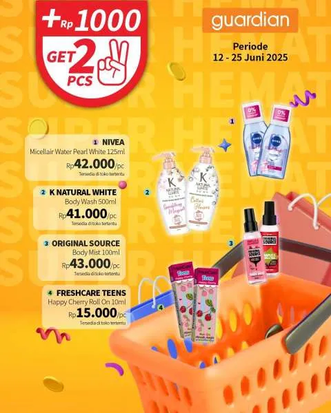 Promo Guardian Super Hemat Periode 12-25 Juni 2025