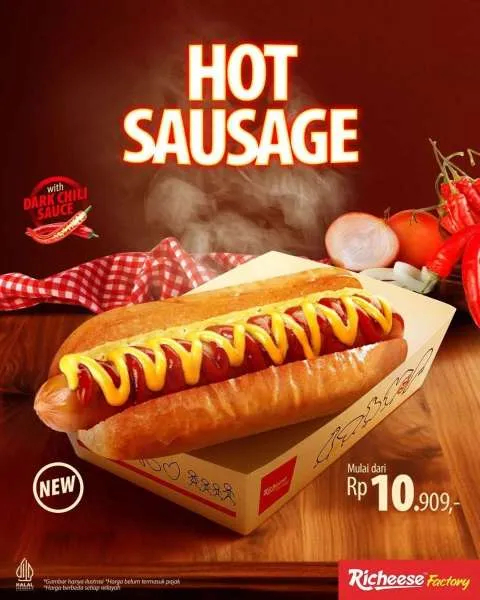 Promo Richeese Factory Hot Sausage