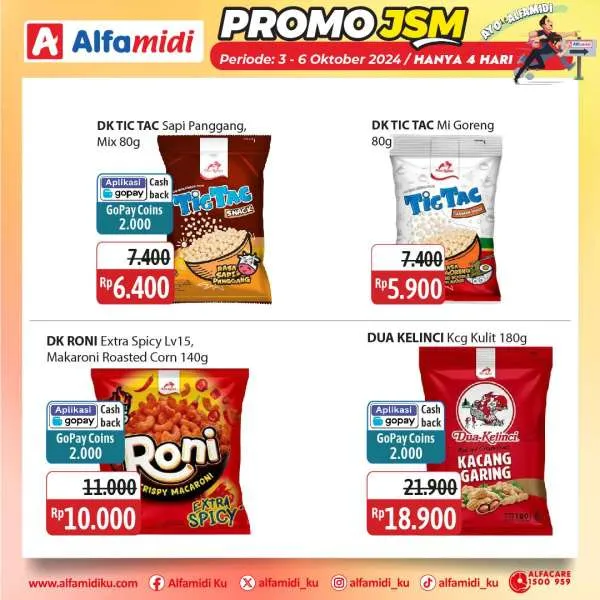 Promo JSM Alfamidi Hanya 4 Hari Periode 3-6 Oktober 2024