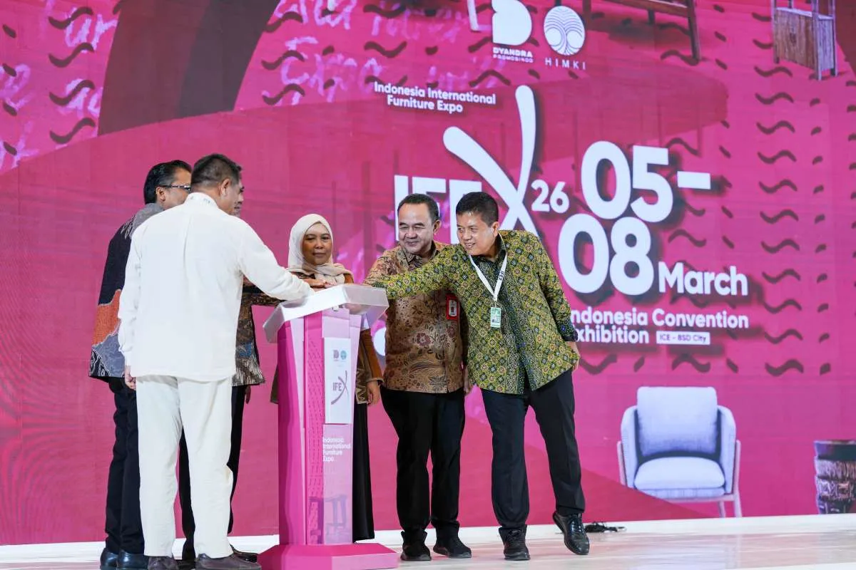 Pameran Furnitur IFEX 2026 Resmi Dibuka, Bidik Total Transaksi US$ 1 Miliar