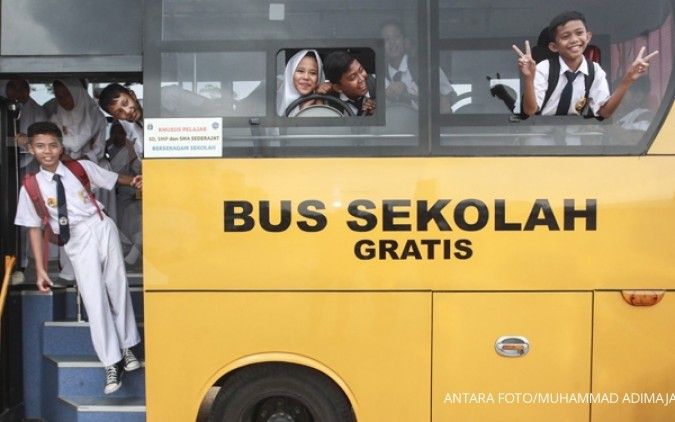 Bus Sekolah, ilustrasi dana pendidikan
