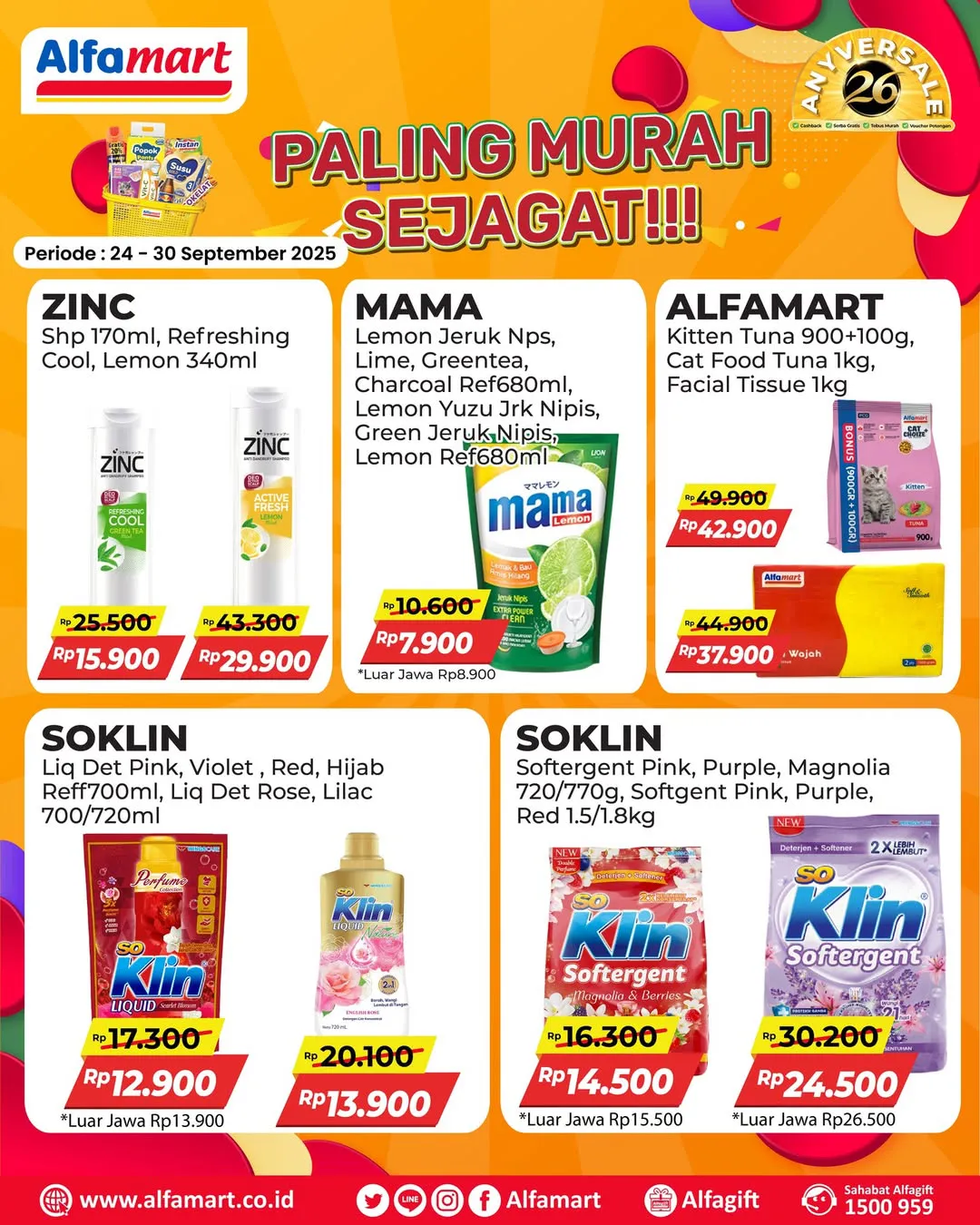 Promo Alfamart Paling Murah 24-30 September 2025