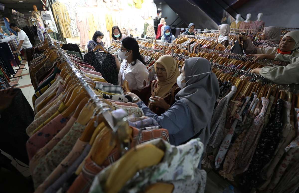 Pasar Tanah Abang Kembali Buka Usai Libur Lebaran