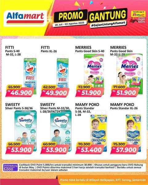 Promo Alfamart Gantung Periode 28 Juli-3 Agustus 2025