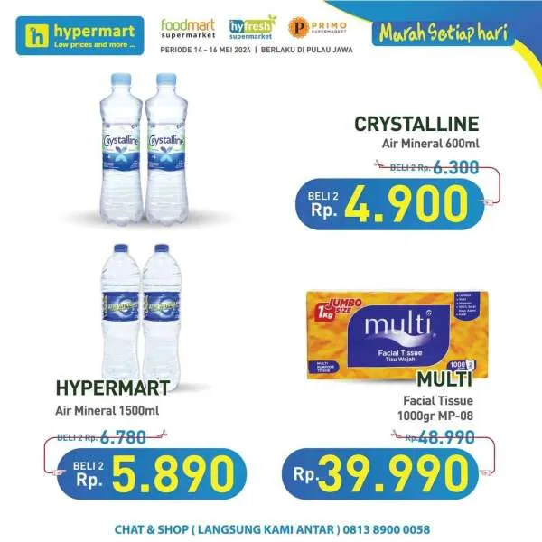 Promo Hypermart Hyper Diskon Weekday Periode 14-16 Mei 2024