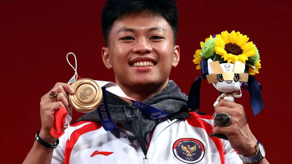 Olimpiade Tokyo 2020: Atlet angkat besi Rahmat Erwin Abdullah sumbang medali perunggu