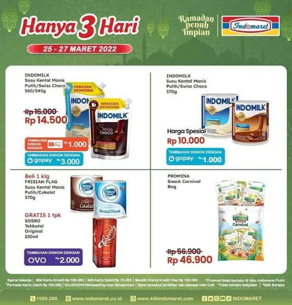 Promo JSM Indomaret 25-27 Maret 2022