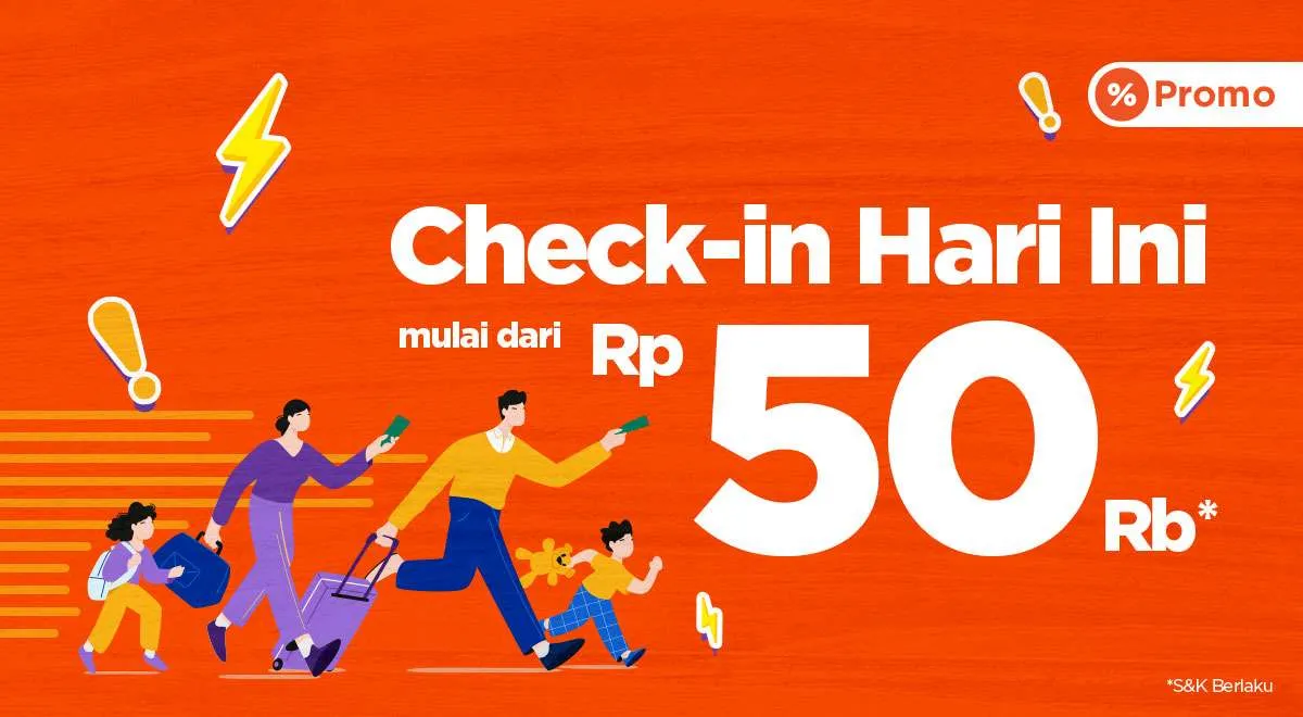 Khusus Hari Ini, Segera Check In Hotel di PegiPegi Mulai dari Rp50.000 Saja!