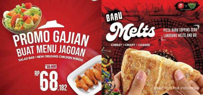 Promo Pizza Hut Gajian 26-28 Juli 2023, Menu Jagoan Salad dan Chicken Wings Rp 68.000