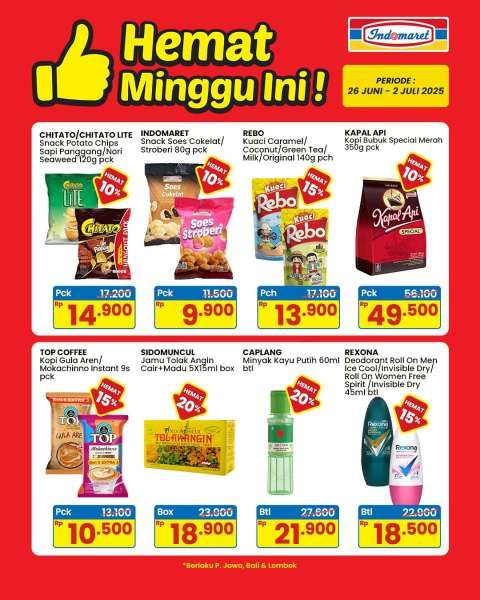 Promo Indomaret 26 Juni-2 Juli 2025 Hemat Minggu Ini
