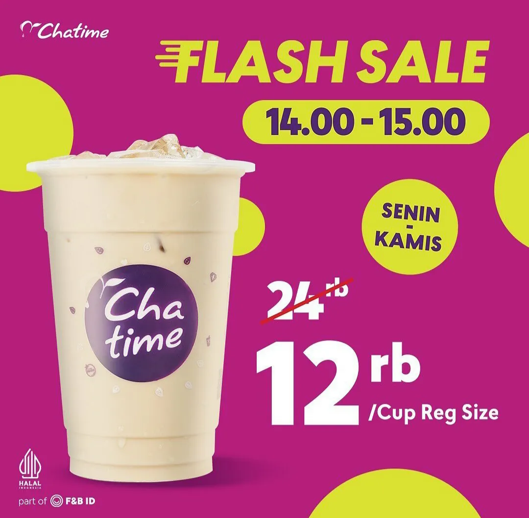 Promo Chatime Flash Sale