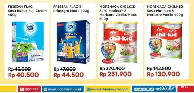 Promo Indomaret Susu Sehat Harga Hemat Periode 1-15 Maret 2022