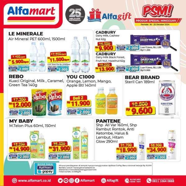 Promo PSM Alfamart 16-23 Oktober 2024