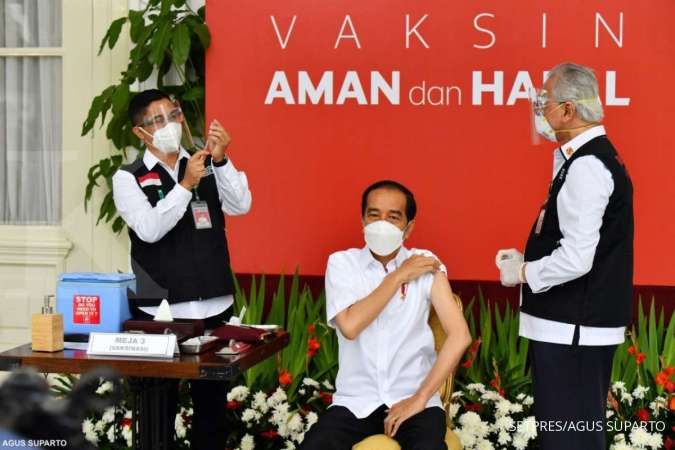 Jokowi: Vaksinasi Covid-19 dilanjutkan di seluruh provinsi, kabupaten dan kota