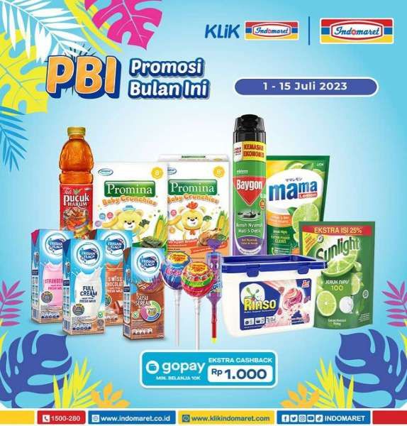 Promo Indomaret Periode 1-15 Juli 2023, Ada Beli 1 Gratis 1 untuk Produk Rumah Tangga