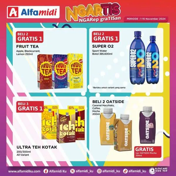 Promo Alfamidi Ngartis (Ngarep Gratisan) Periode 1-15 November 2024