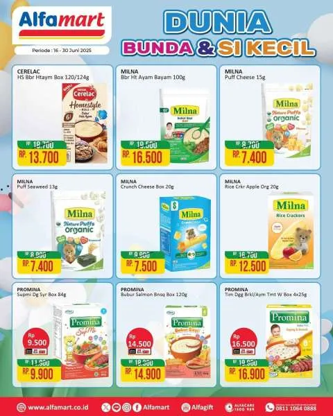 Promo Alfamart Dunia Bunda & Si Kecil Periode 16-30 Juni 2025