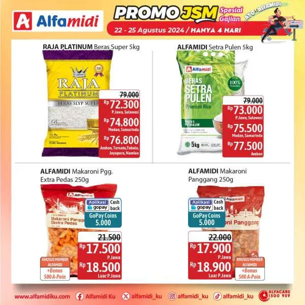 Promo JSM Alfamidi Spesial Gajian Periode 22-25 Agustus 2024