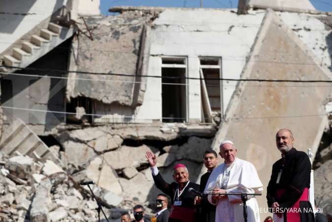 Paus Fransiskus akhiri kunjungan perdananya ke Irak