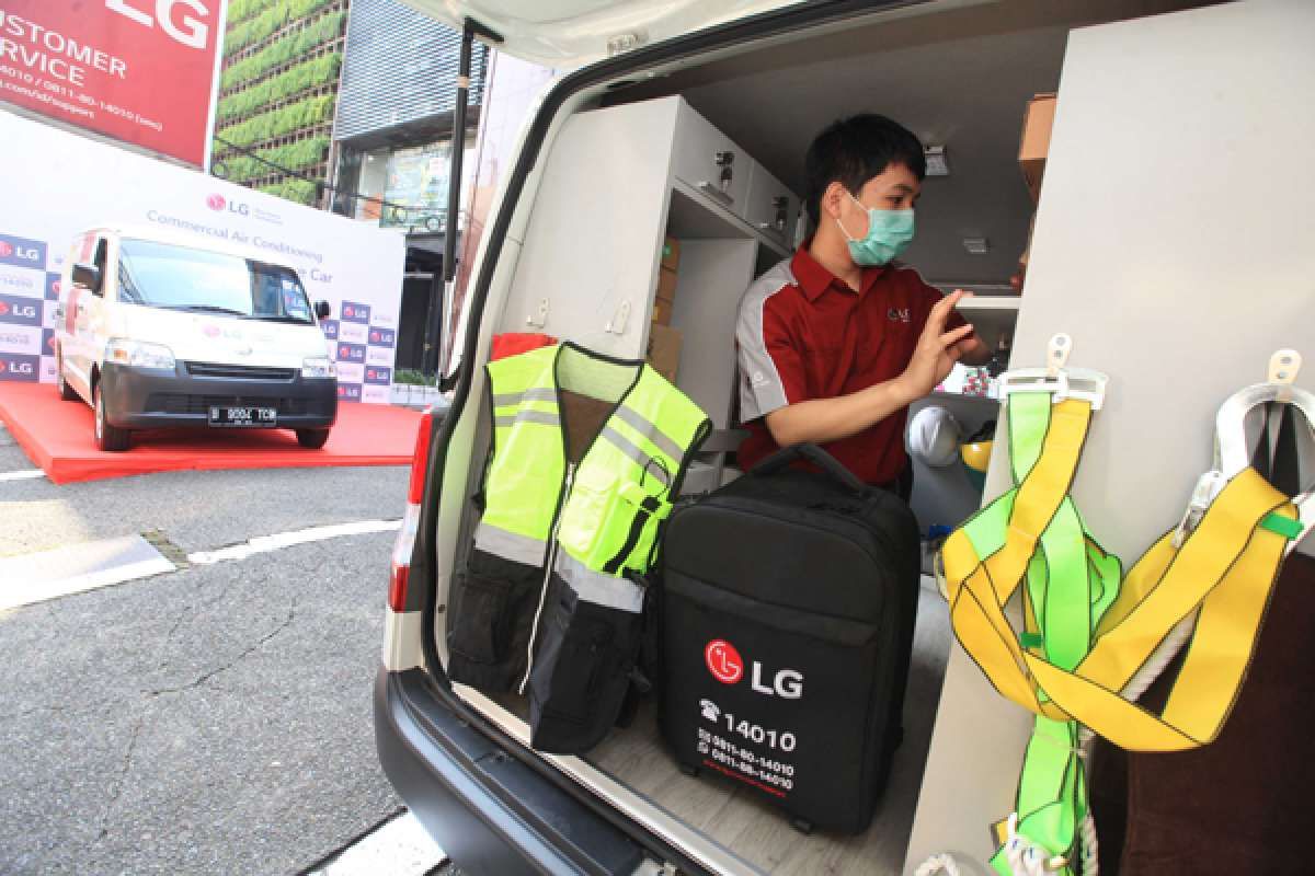 Peluncuran LG Direct Mobile Service untuk servis AC komersial