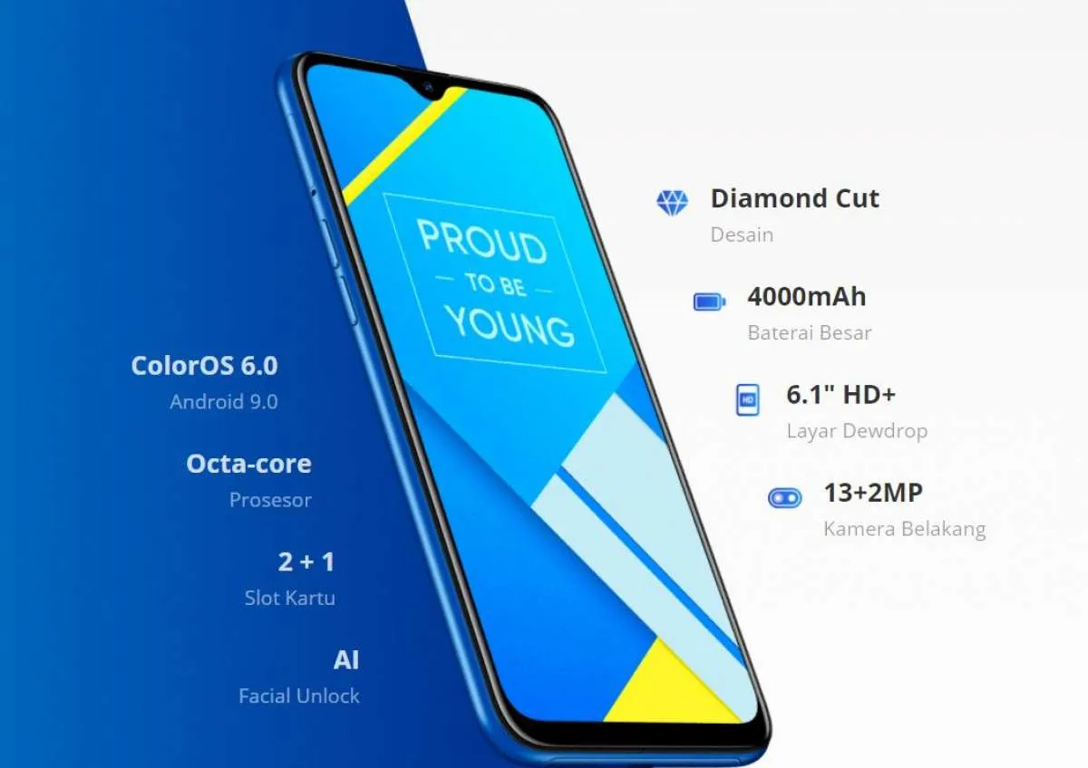 Harga HP Realme C2 RAM 3 GB hanya Rp 1,6 jutaan, masih diburu meski sudah lawas