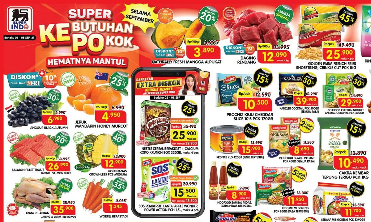 Promo JSM Superindo 3-5 September 2021, diskon lagi akhir pekan!