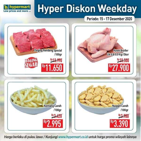 Promo Hypermart weekday 15-17 Desember 2020 