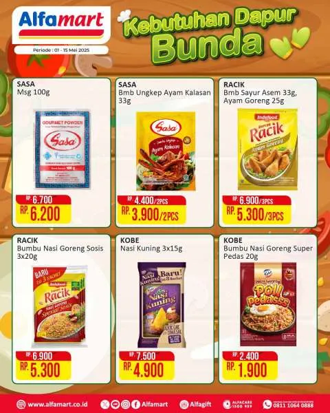 Promo Alfamart Kebutuhan Dapur Periode 1-15 Mei 2025