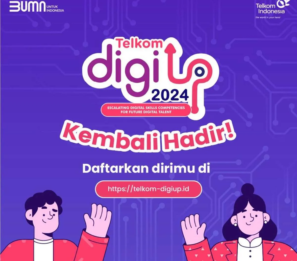 Telkom Ajak Pelajar Indonesia Kembangkan Talenta Digital melalui Telkom DigiUP 2024